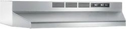 Photo 1 of Broan-NuTone RL6200 Series 30 in. Ductless Under Cabinet Range Hood with Light in Stainless Steel, Silver
