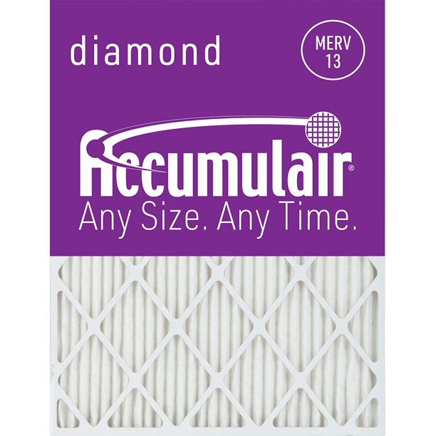 Photo 1 of Accumulair Diamond 16x36x1 MERV 13 Air/Furnace Filters (6 pack)
