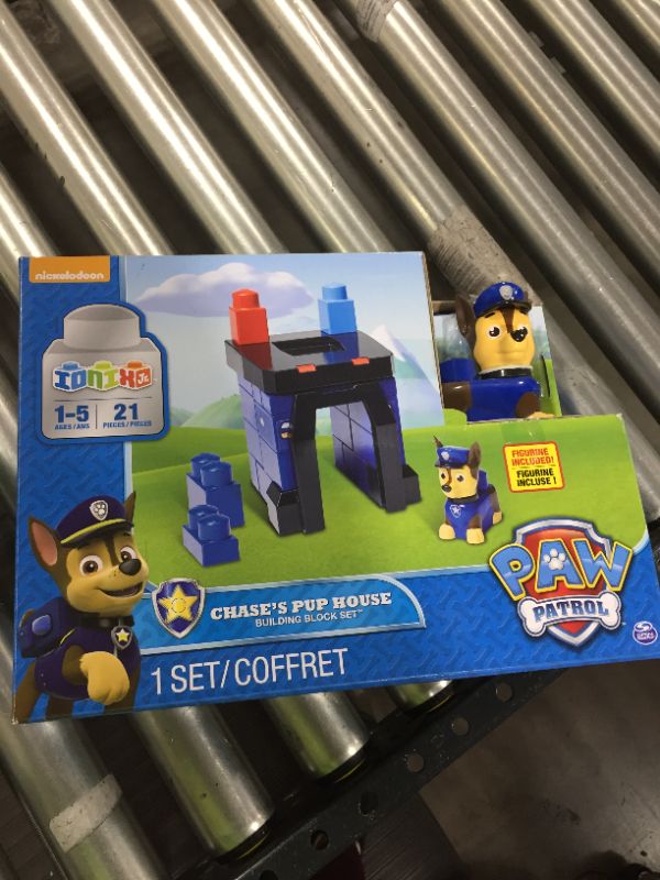 Photo 2 of Paw Patrol - IONIX Jr. - Chase’s Pup House - Building Block Set
