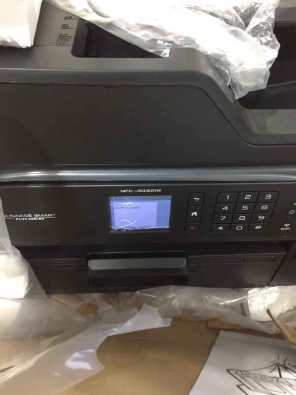 Photo 5 of Brother MFC-J5330DW All-in-One Color Inkjet Printer, Wireless Connectivity, Automatic Duplex Printing, Amazon Dash Replenishment Ready
SCREEN CRACKED