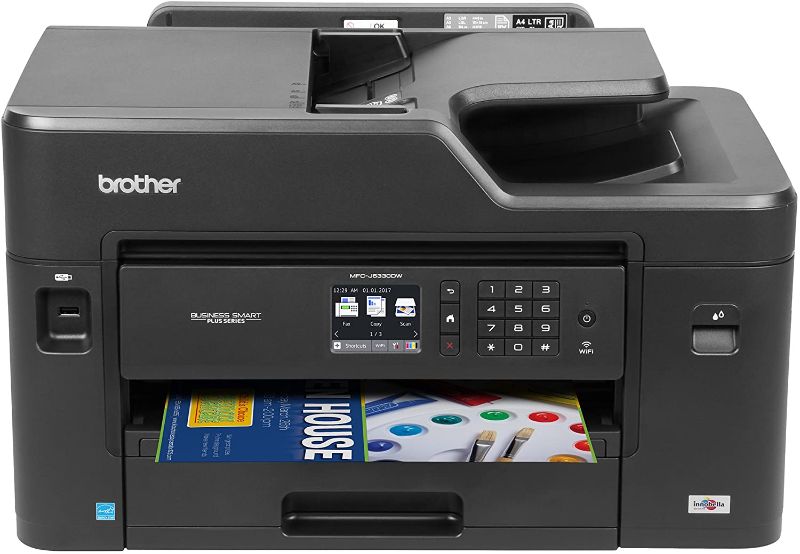 Photo 1 of Brother MFC-J5330DW All-in-One Color Inkjet Printer, Wireless Connectivity, Automatic Duplex Printing, Amazon Dash Replenishment Ready
SCREEN CRACKED