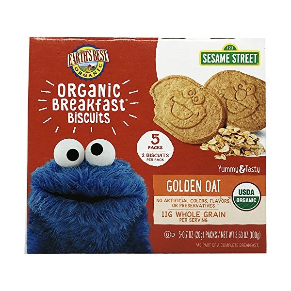 Photo 1 of 6pk Organic Golden Oat Breakfast Biscuits, 0.7 Oz