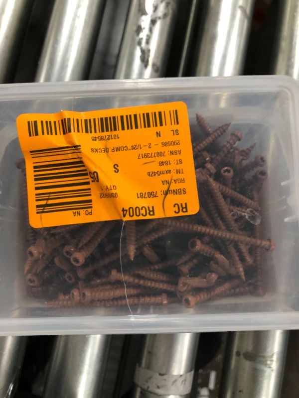 Photo 2 of 10 2-1/2 in. Star Pan-Head Composite Deck Screws (5 Lb.-Pack)
