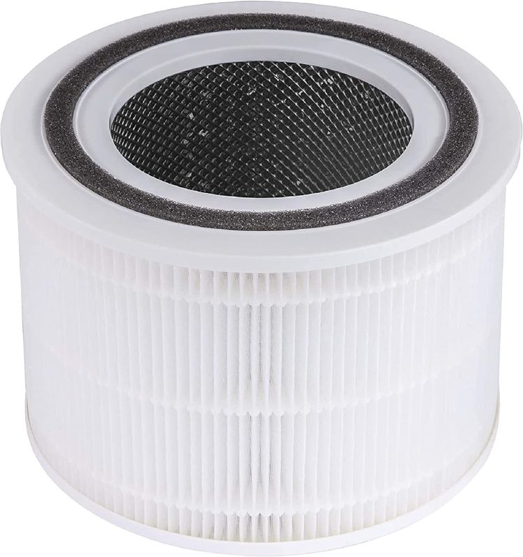 Photo 1 of Air Purifier Replacement Filter, 3-in-1 True HEPA 