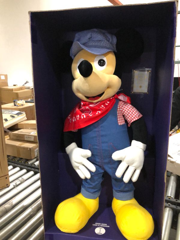 Photo 1 of Treasures Of The Disney Vault Engineer Mickey Plush Basic, Ages 3 Up, by Just Play