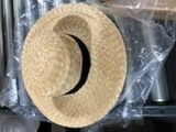 Photo 2 of 6 pk FEMSÉE Straw Beach Hat - Sun Hats for Women and Men Flat Top Classic Boater Hat