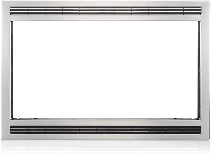 Photo 1 of Frigidaire MWTK27KF Trim Kit, 27 inches, Black/Stainless
