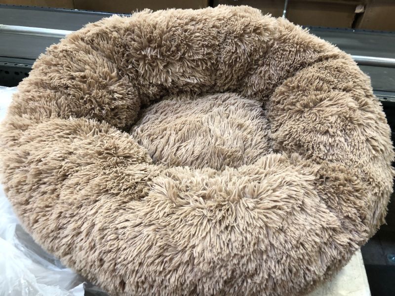 Photo 2 of  Orthopedic Dog Bed Comfortable Donut Cuddler Round Dog Bed Ultra Soft Washable Dog and Cat Cushion Bed 