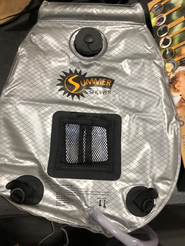 Photo 2 of Advanced Elements Summer Solar Shower - Portable Solar Camp Shower kit - 2.5 Gallon to 10 Gallon
