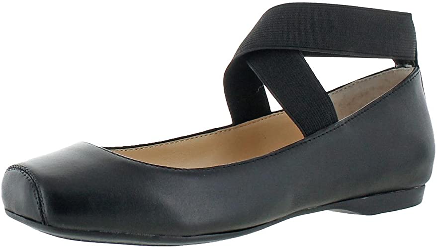 Photo 1 of Jessica Simpson Women's Mandalaye Square Toe Ankle-Wrap Ballet Flats
SIZE 8.5