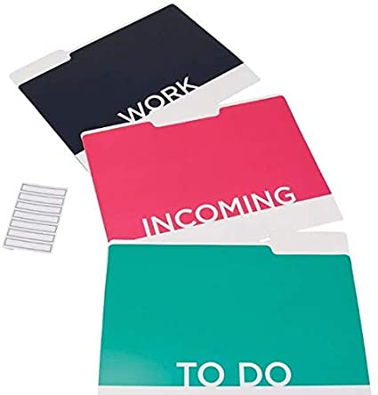 Photo 1 of SJW Reversible Standard File Folders, Set of 3
