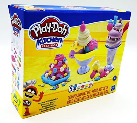 Photo 1 of Play-Doh Kitchen Creations Ice Cream Scoops 'n Sundaes Set
