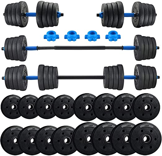 Photo 1 of Adjustable Dumbbells Barbell Sets Weights 22/44/66/88/110 Pound Environmental Barbell for Men Women Home Gym Fitness Workout (01 88LB)
