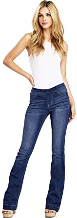 Photo 1 of Cello Women's Juniors Mid Waist Skinny Fit Bootcut Pants
SIZE L