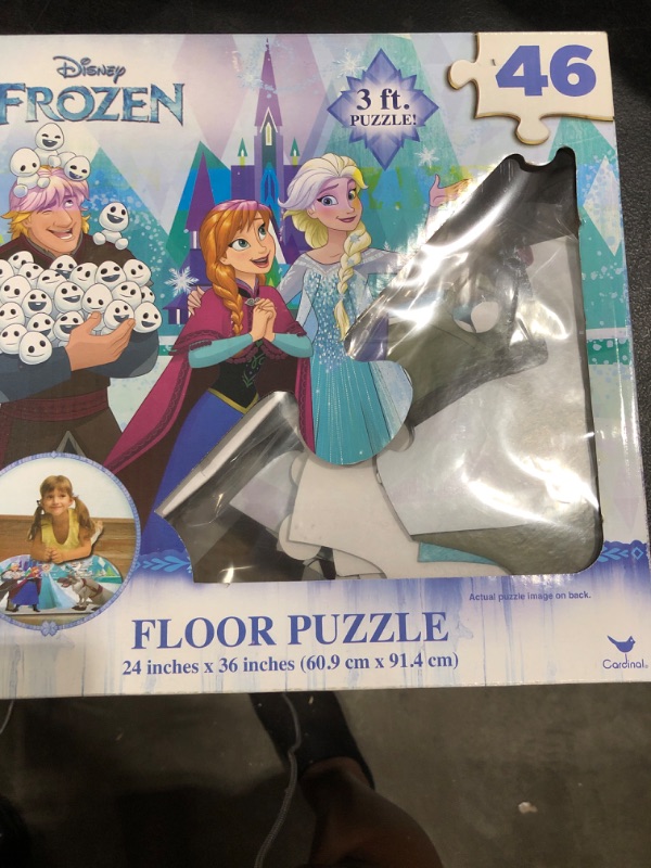 Photo 2 of Disney Frozen Floor Puzzle 46 Pieces (24 Inches X 36 Inches)
