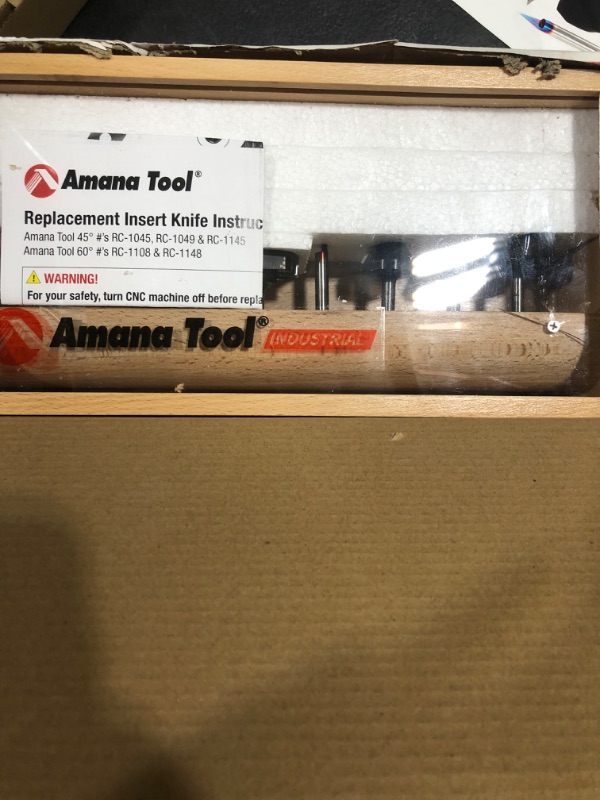 Photo 3 of AMS-179 CNC Router Bit 8-Pc Advanced Starter Set 1/4 Inch Shank
