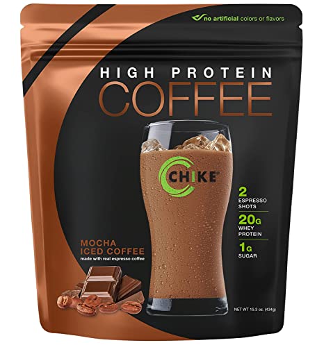 Photo 1 of Chike Mocha High Protein Iced Coffee , 20 G Protein, 2 Shots Espresso, 1 G Sugar, Keto Friendly and Gluten Free, 14 Servings (15.3 Ounce)
BEST BY  AUGUST 2022