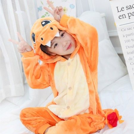 Photo 1 of Kids Charmander Onesie Pajamas For Boys & Girls
SIZE 4T