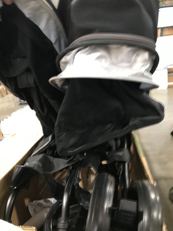 Photo 3 of Jeep PowerGlyde Plus Side x Side Double Stroller by Delta Children, Black
