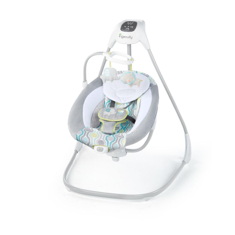 Photo 1 of Ingenuity SimpleComfort Multi-Direction Compact Baby Swing with Vibrating Seat - Everston (Unisex)
