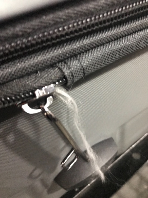 Photo 4 of Amazon Basics Hardside Spinner Luggage with Built-In TSA Lock - 2-Piece Set (21", 30"), Grey