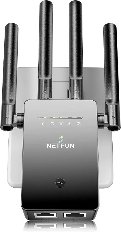 Photo 2 of 2022 Upgraded WiFi Extender Signal Booster for Home - up to 7000 sq.ft Coverage - Long Range Wireless Internet Repeater and Signal Amplifier with Ethernet Port - 1 Tap Setup, 5 Modes, 30+ Devices