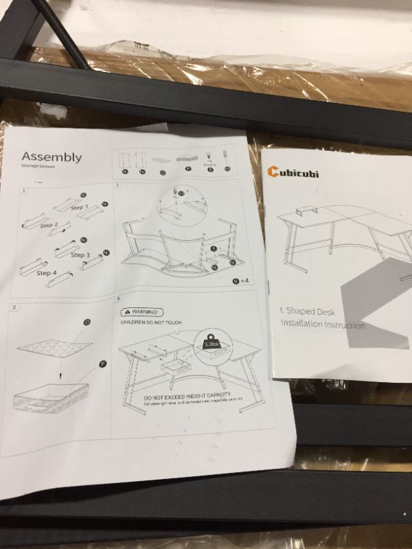 Photo 1 of CubiCubi L Shaped Office Desk
