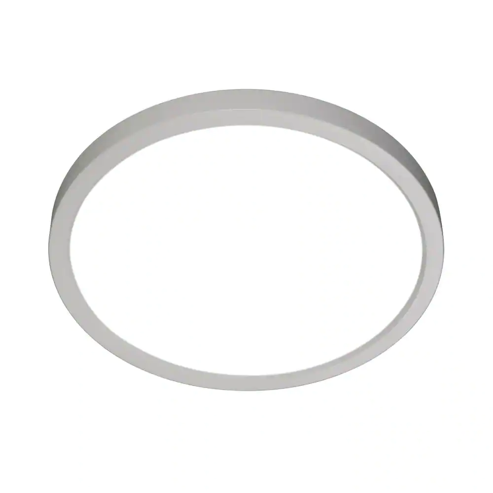 Photo 1 of DSE9 9 in. Round White LED Flush Mount Ceiling Light, 5000K
