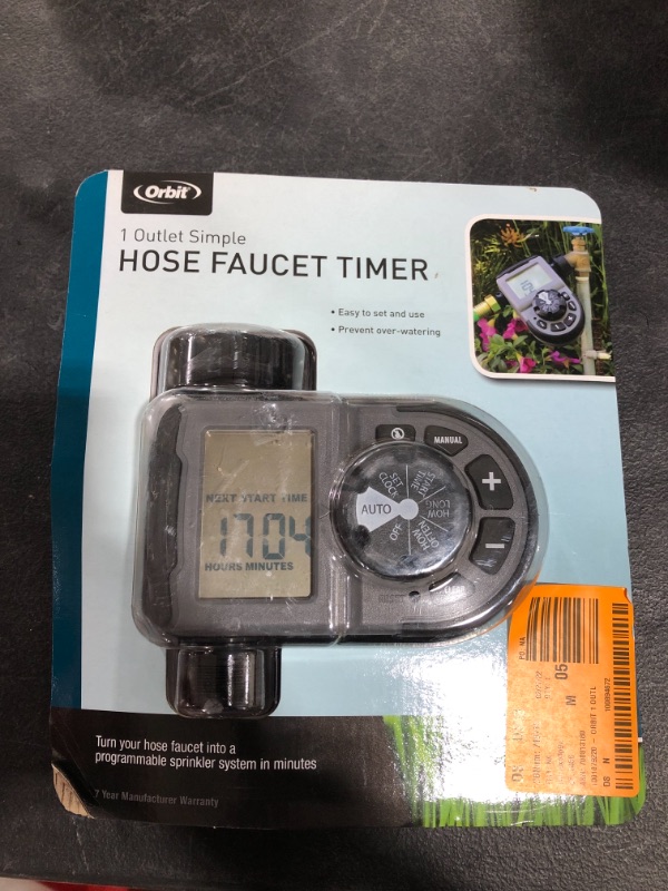 Photo 2 of 1-Outlet Hose Faucet Timer
