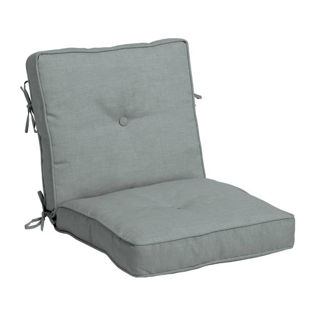 Photo 1 of 2 piece Arden Selections Leala Premium Plush PolyFill Patio Chair Cushion
