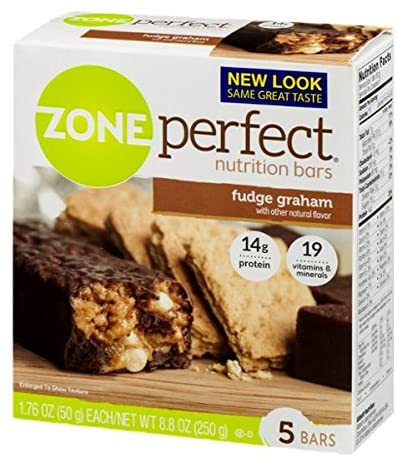 Photo 1 of (4 pack) Zone Perfect Nutrition Bars Fudge Graham - 5 CT
