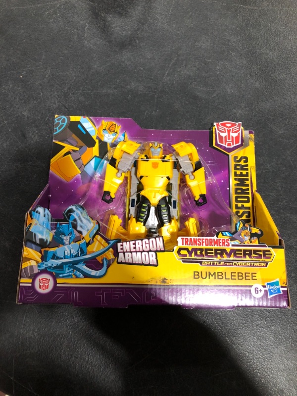 Photo 2 of Transformers Cyberverse Battle for Cybertron Bumblebee Ultra Action Figure
