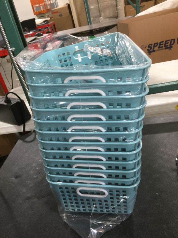 Photo 1 of 12 pack of storage baskets 