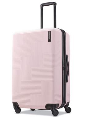 Photo 1 of American Tourister Stratum XLT Expandable Hardside Luggage with Spinner Wheels, Pink Blush, 
