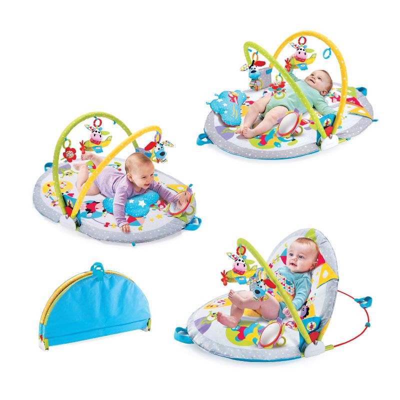 Photo 1 of Yookidoo Baby Play Gym Lay to Sit-Up Play Mat. 3-in-1 Infant Activity Center for Newborns. 0-12 Month
