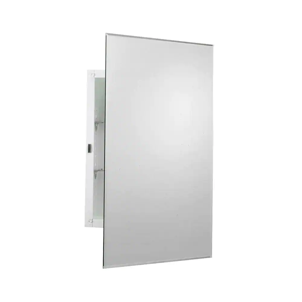 Photo 1 of 16 in. W x 26 in. H Frameless Recessed or Surface Mount Medicine Cabinet
