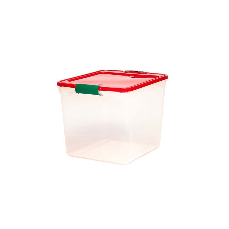 Photo 1 of Homz 31 Quart Clear Latching Container