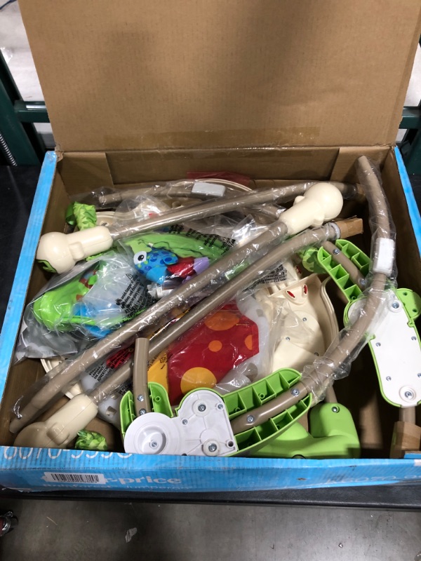 Photo 1 of Fisher-Price Rainforest Jumperoo, freestanding baby activity center with lights, music, and toys
