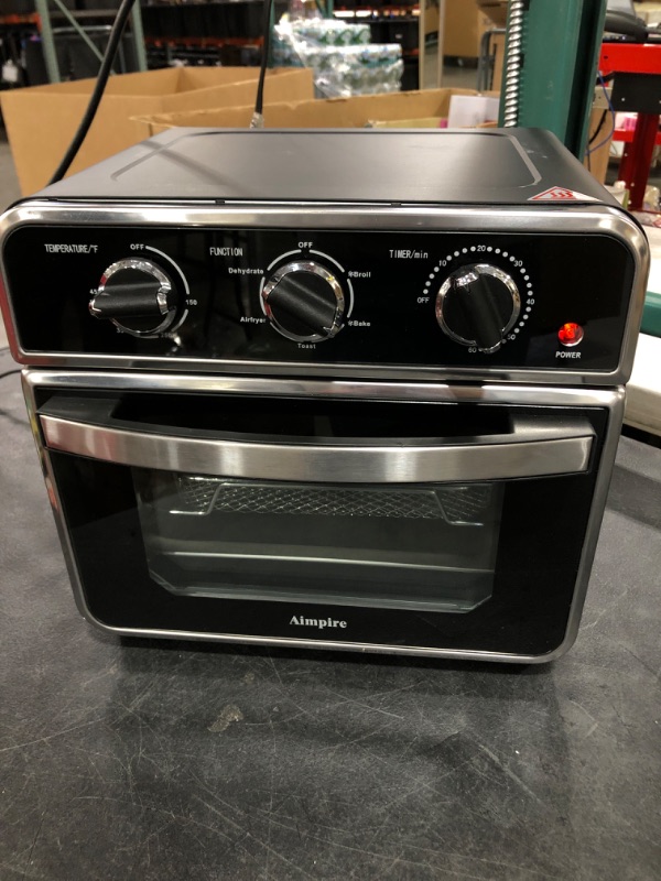 Photo 2 of Air Fryer Toaster Oven Combo 15 Quart, Ulit Convection Oven with Air Fry, Dehydrator, Bake, Broil and Toast Oil-Less Countertop Oven
