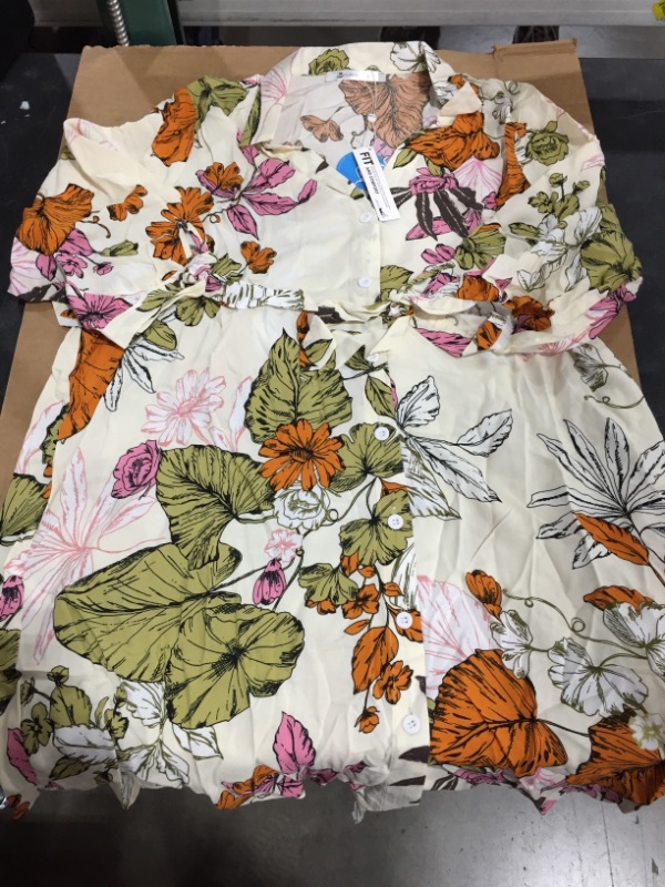 Photo 2 of Oaklyn Floral Buttoned Shirt Dress (XS)
