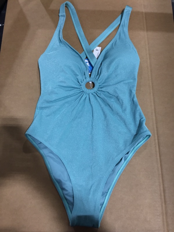 Photo 2 of CUPSHE Charmed Romance O-Ring One Piece Swimsuit (S)
