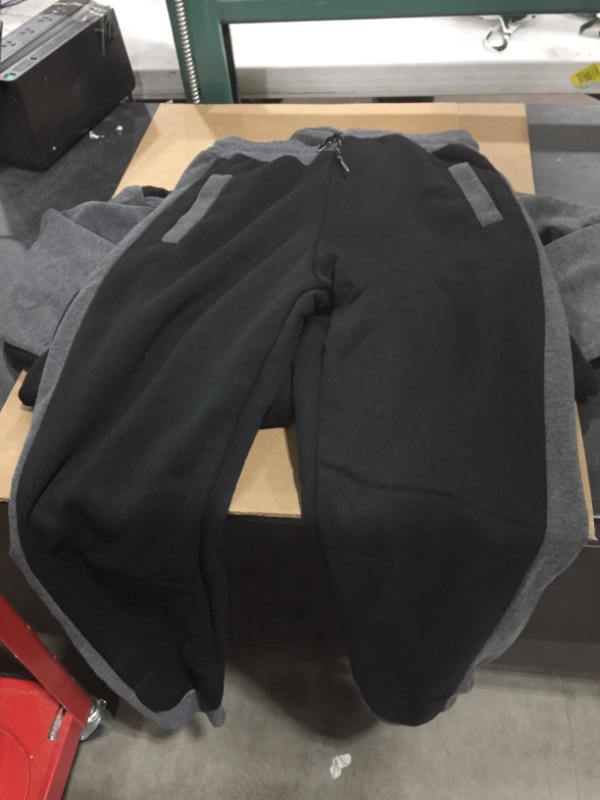Photo 2 of 2Pcs Hoodie Zipper Sweatshirt + Pants Gym Tracksuit Sets (XL)