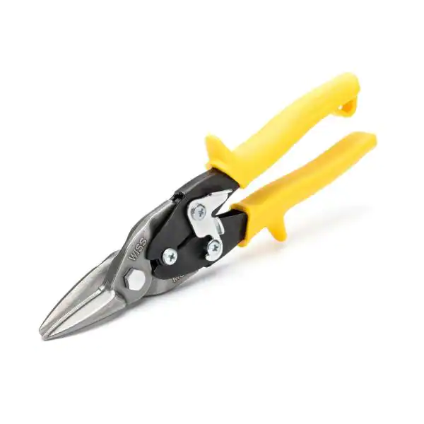 Photo 1 of 9-3/4 in. Compound Action Straight Cut Aviation Snips
