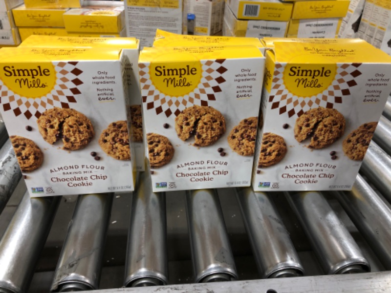 Photo 2 of 6 PACK- Simple Mills Almond Flour Baking Mix, Gluten Free Chocolate Chip Cookie Dough Mix, Made with whole foods- ( BEST BY 01/2022 )