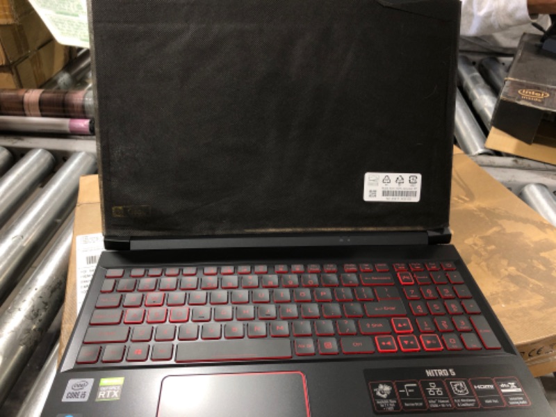 Photo 5 of Acer Nitro 5 AN515-55-53E5 Gaming Laptop | Intel Core i5-10300H | NVIDIA GeForce RTX 3050 Laptop GPU | 15.6" FHD 144Hz IPS Display | 8GB DDR4 | 256GB NVMe SSD | Intel Wi-Fi 6 | Backlit Keyboard
