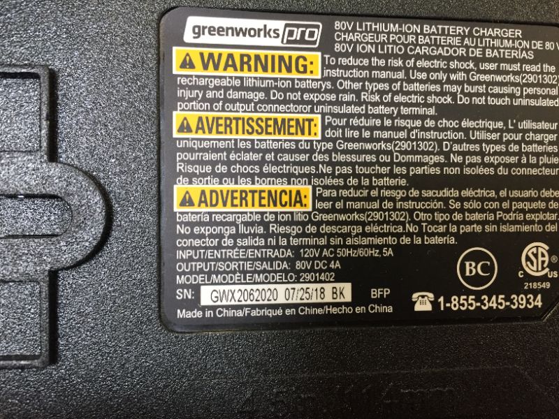 Photo 11 of Greenworks Pro 80V Cordless Brushless String Trimmer + Leaf Blower Combo, 2Ah Battery and Charger Included STBA80L210
