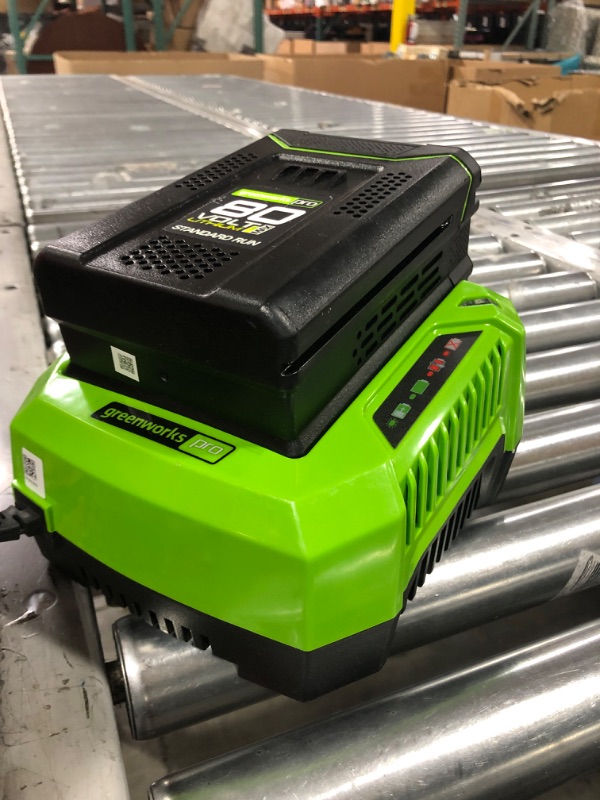 Photo 1 of Greenworks Pro 80V Cordless Brushless String Trimmer + Leaf Blower Combo, 2Ah Battery and Charger Included STBA80L210
