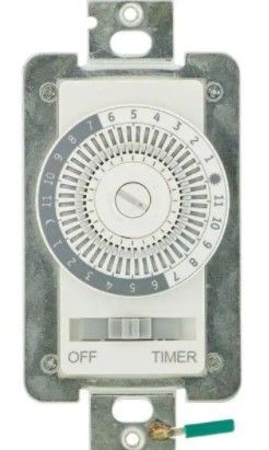 Photo 1 of 2 BOXES- 15 Amp 24-Hour Indoor In-Wall Mechanical Timer Switch (3 pack)
