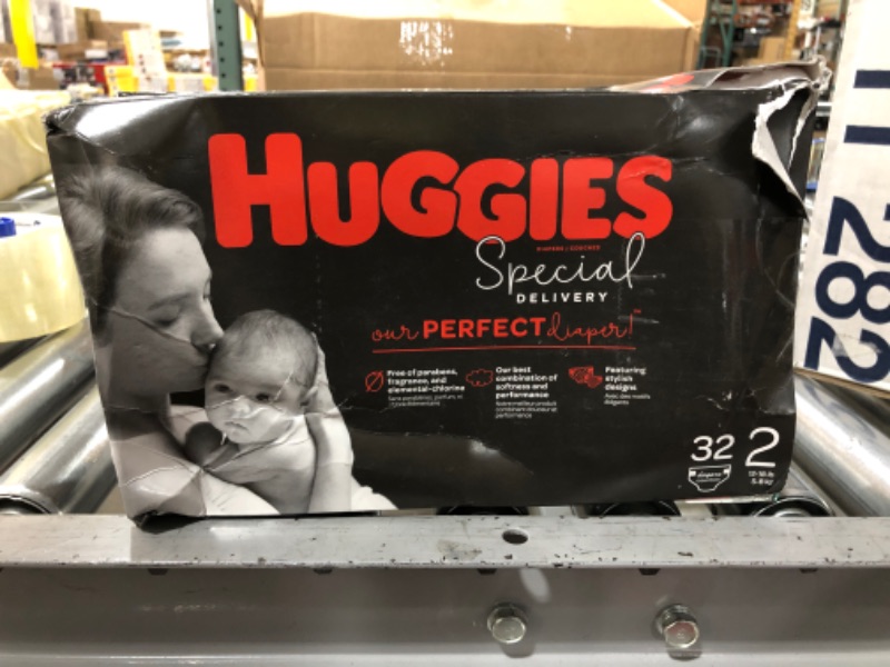Photo 2 of Huggies Special Delivery Hypoallergenic Diapers, Size 2, 32 Ct
