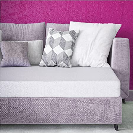 Photo 1 of Classic Brands 4.5-Inch Memory Foam Replacement Mattress for Sleeper Sofa Bed Twin
